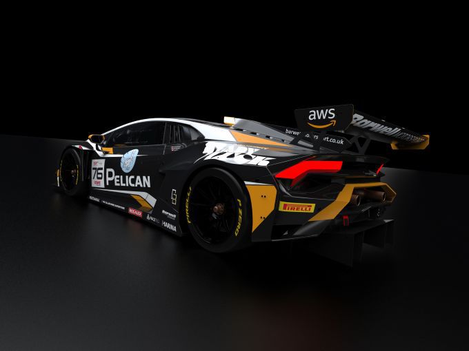 GT World Challenge Europe 2025 Barwell Motorsport Lamborghini Foto 2 achterzijde