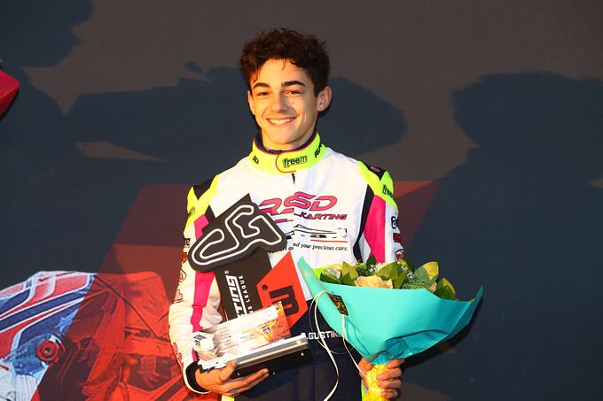 Aurelio Gustinelli podium