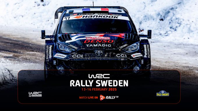 Rally Sweden event banner