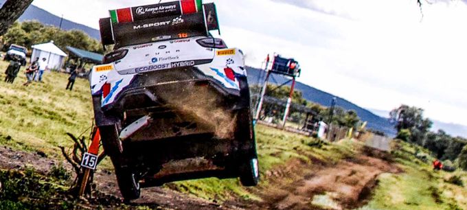 FIA WRC Safari Rally Kenia 2025 Ford M-Sport jump