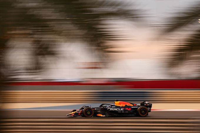 Max Verstappen F1 Red Bull RB20 actie
