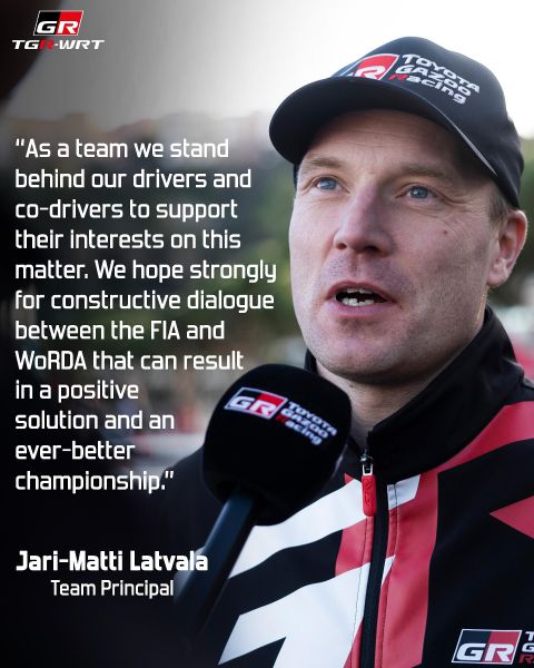 FIA WRC Safari Rally Kenia 2025 Jari-Matti Latvala Team Principal Toyota Gazoo Racing WRC verklaring