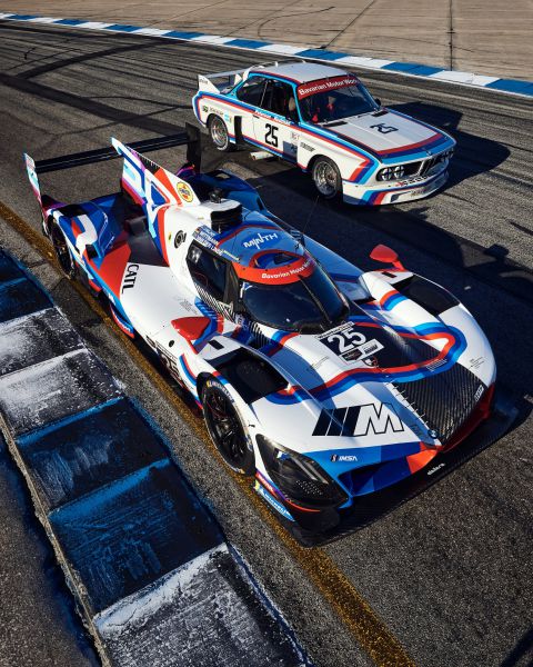 12H Sebring livery BMW M Team RLL Hybrid V8 herdenkt 50 jaar BMW Noord-Amerika Foto 11