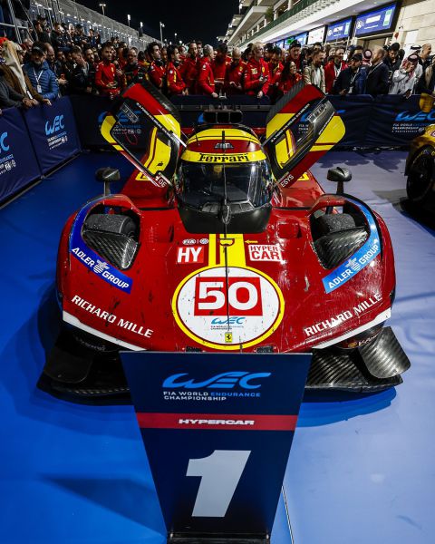 FIA WEC 2025 Qatar 1812km Ferrari 1-2-3 overwinning Foto 7