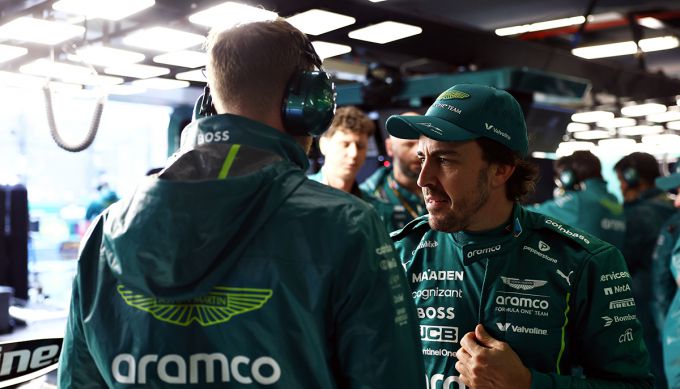 Andy Cowell en Fernando Alonso
