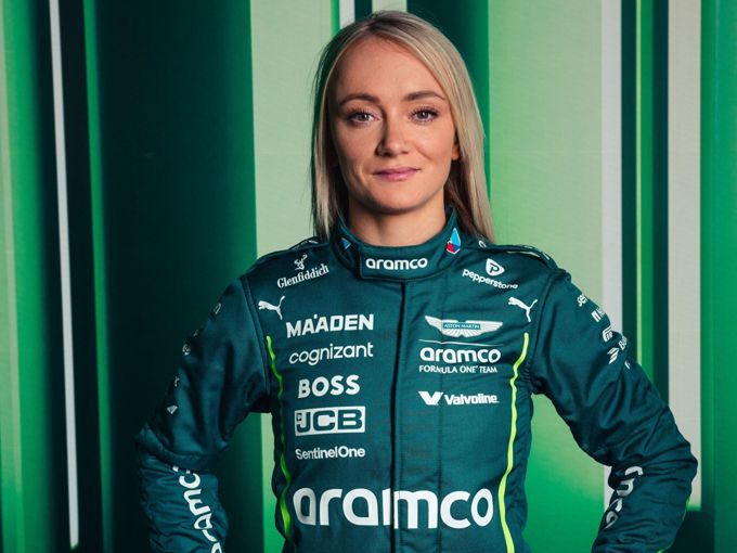 Jessica Hawkins Aston Martin Aramco Formula One™ Team Head of F1 Academy