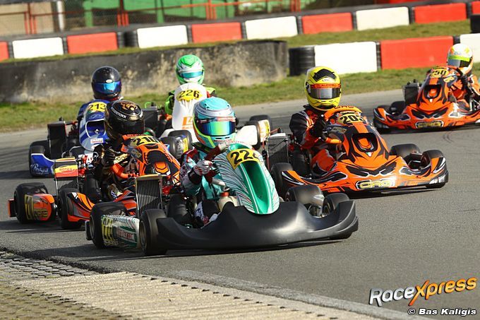 Karttalent Vic Van Campenhout imponeert tijdens openingsrace GK4 Kart Series