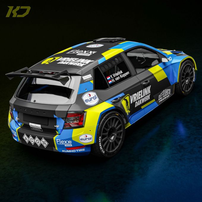 Rally LIVERY Skoda Fabia R5 EVO Yannick Vrielink