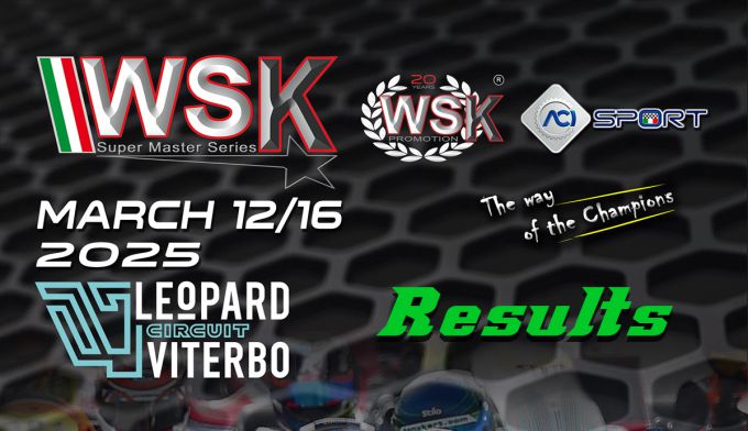 Ronde 5 van de '2025 WSK Super Master Series' op het Leopard Circuit Viterbo