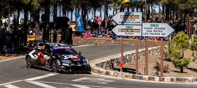 FIA World Rally Championship Rally Islas Canarias 2025 Foto 2 Kalle Rovanpera actie FIA WRC