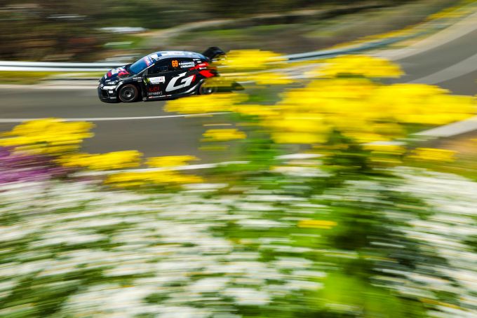 Rally Islas Canarias vrijdag Toyota Yaris Kalle Rovanpera actie