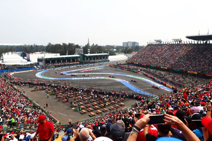 GP Mexico 2024 Max Verstappen actie
