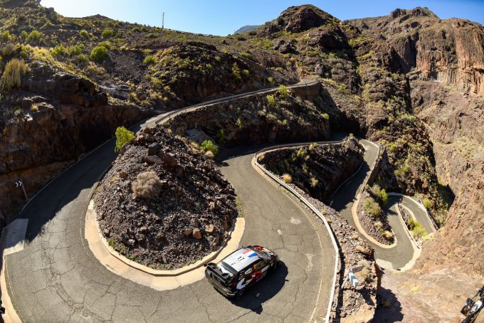 Rally Islas Canarias vrijdag Toyota Ogier