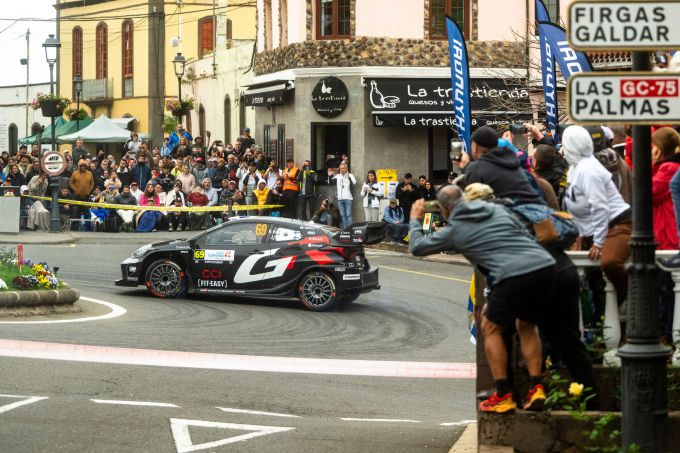 FIA WRC Rally Islas Canaria Foto 1 Kalle Rovanpera Toyota Yaris actie