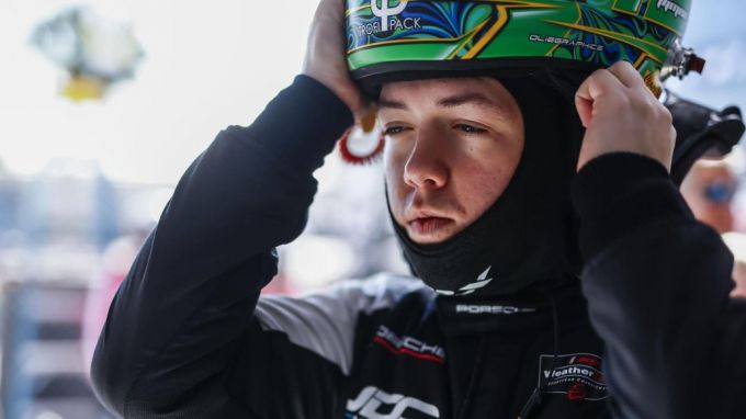 IMSA Long Beach Porsche Foto 3 Tijmen van der Helm portret
