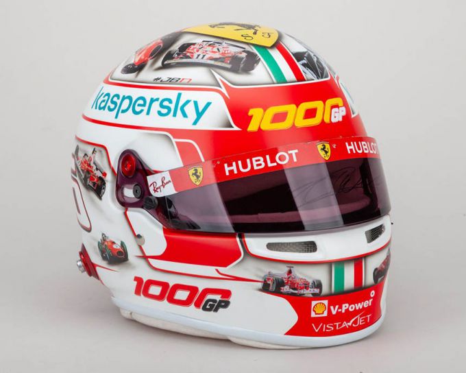 Jenson Button 2007 Honda Racing F1 Team gesigneerde race helm - Turkse Grand Prix