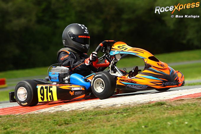 Bruce Chirino domineert met hattrick in IAME Benelux Series