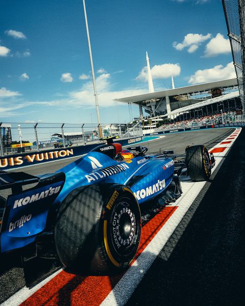 Carlos Sainz F1 Williams GP Miami 2025 actie