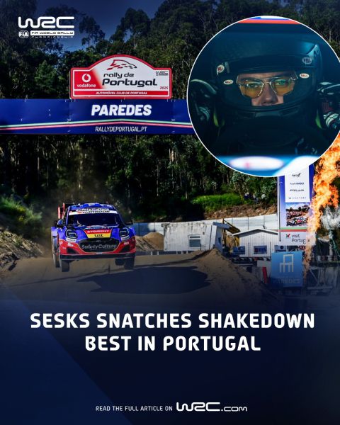 FIA WRC Rally de Portugal Martin Seks winnaar banner