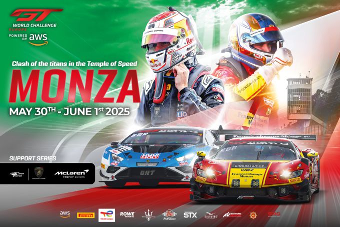 GT World Challenge Europe Monza 2025 event banner
