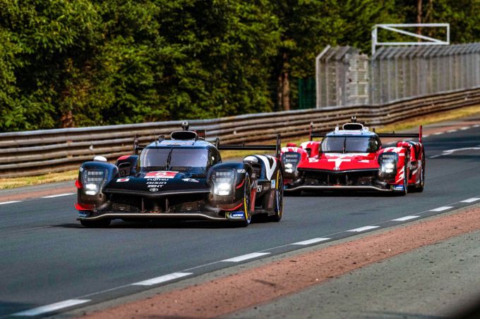 24H Le Mans testdag zondag 8 juni 2025 Foto 1 Toyota 2x