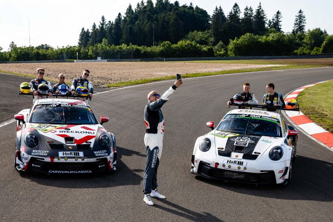 Rudy van Buren, Paul Meijer, Jan Jaap van Roon en Tom Coronel