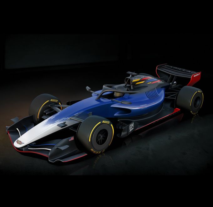 Cadillac F1 render