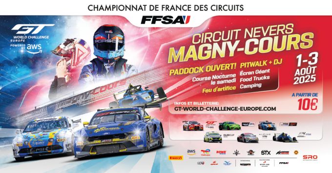 GT World Challenge powered by AWS Sprint Cup Magny-Cours event poster