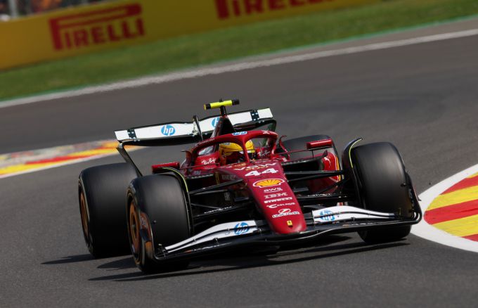 Ferrari F1 GP Spa-Francorchamps 2025 Foto 2 Lewis Hamilton in actie