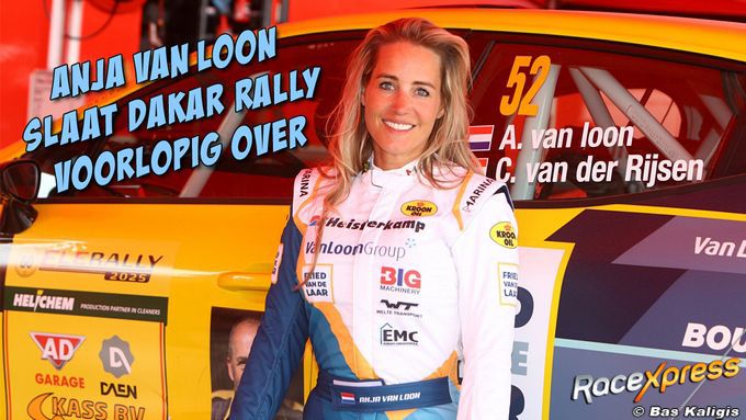 Anja van Loon voorlopig geen Dakar Rally