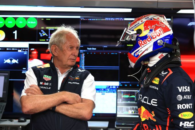 Helmut_Marko_en_Max_Verstappen F1 Red Bull