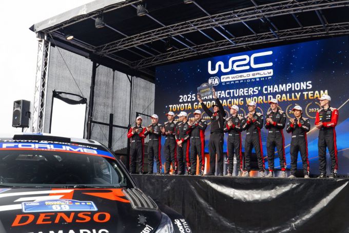 FIA WRC Central Europe Rally Toyota Gazoo Racing World Champion 2025