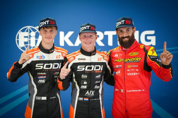 Drie coureurs beleefden een onvergetelijke primeur