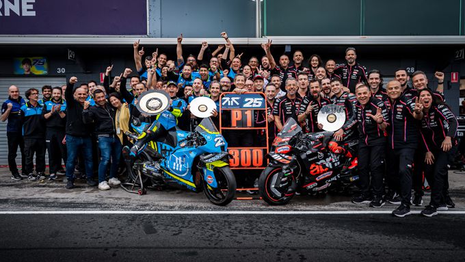 300 Overwinningen voor Aprilia Racing