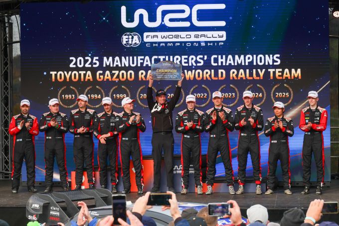 FIA WRC Central Europe Rally Toyota Gazoo Racing World Champion 2025
