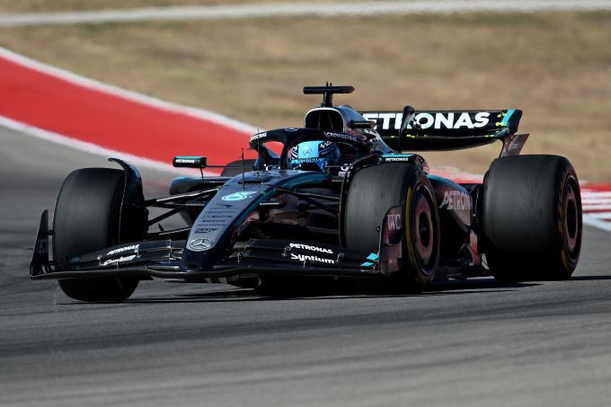 Preview GP Mexico 2025 F1 George Russell Mercedes actie