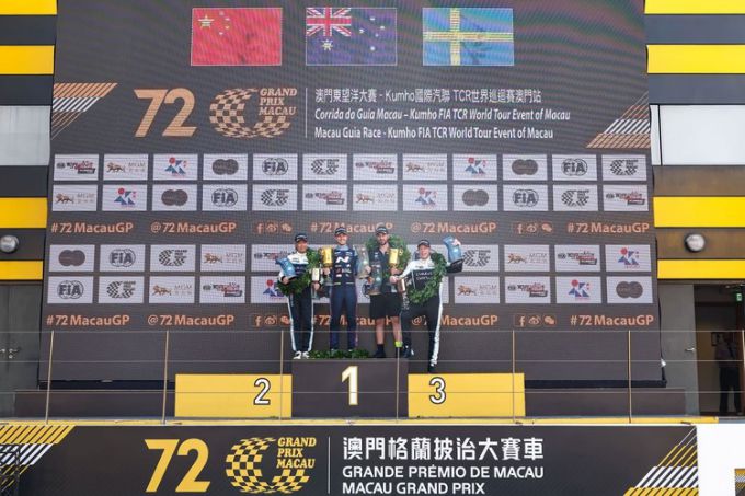 FIA TCR World Tour Macau 2025 Lynk & Co Cyan Racing Bron foto Cyan 2