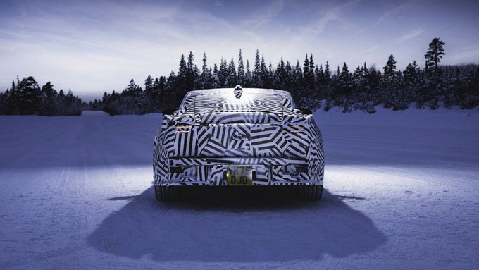 Aanstaande Jaguar GT begint aan extreme wintertests