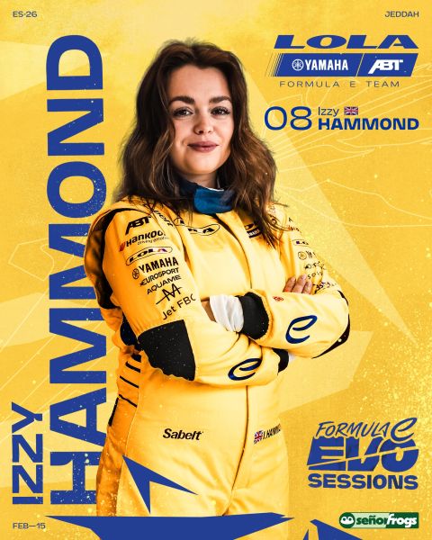 Influencer Izzy Hammond daughter of Top Gear legend Richard Hammond /FormulaE