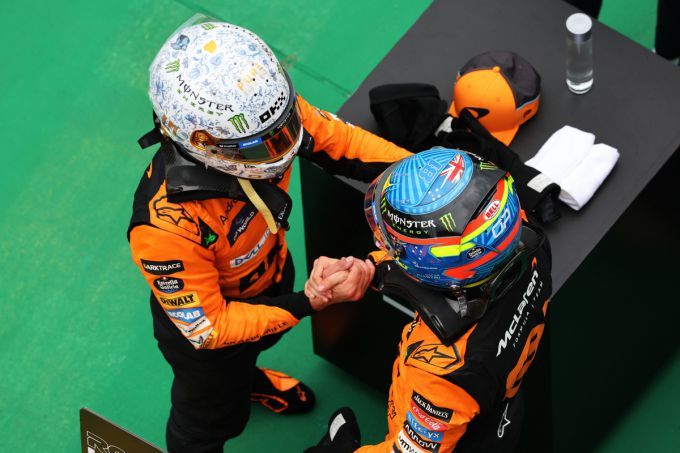 Oscar Piastri en Lando Norris McLaren F1