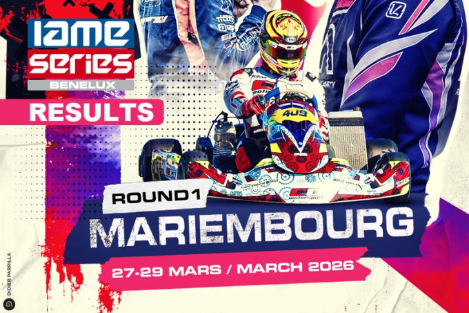 Ronde 1 – IAME Series Benelux 2026 op Karting Des Fagnes – Mariembourg