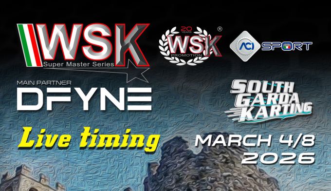 WSK Super Master Series bij South Garda Karting in Lonato