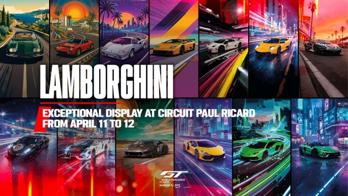 GT World Challenge Circuit Paul Ricard 10 tm 12 april 2026 Lamborghini 1