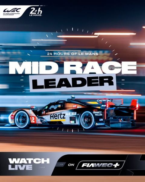 De 94e editie 24 Uur van Le Mans FIA World Endurance Championship Cadillac race leader