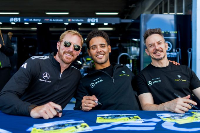 FIA WEC 6 Hours São Paulo Interlagos #79 Mercedes-AMG LMGT3 Iron Lynx Lin Hodenius foto 3