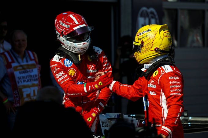 Ferrari F1 Lewis Hamilton Charles Leclerc foto 1