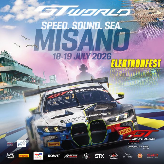 GT World Challenge July 2026 circuit Misano event poster