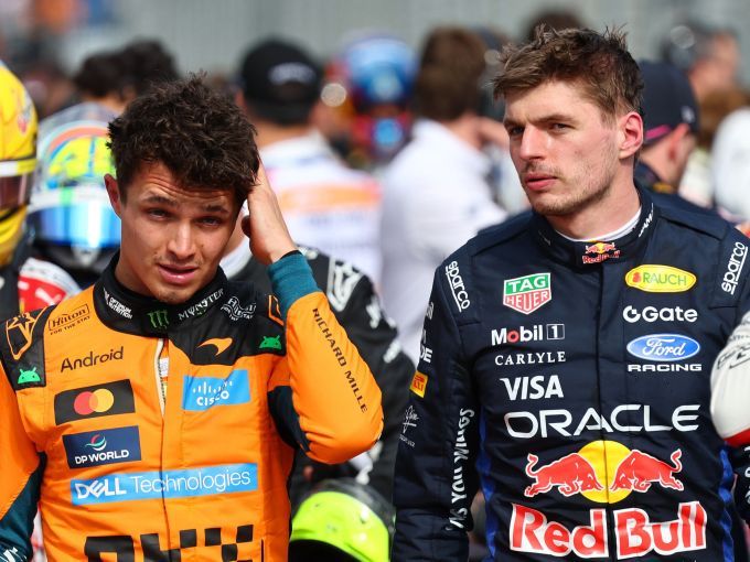 Lando Norris en Max Verstappen Formule 1 2026