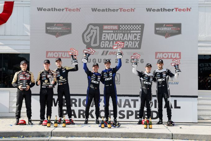 IMSA Motul SportsCar Endurance Grand Prix Road America overall podium #5 #10 en #40