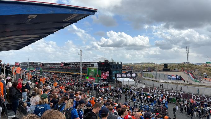 VIDEO: Formule 1 sprintrace vanaf de tribune in Zandvoort
